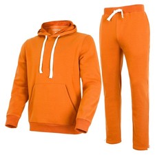 Men's Tracksuit 2 Piece Hoodie Sweat Athletic Sweatsuit Fleece Casual Running...