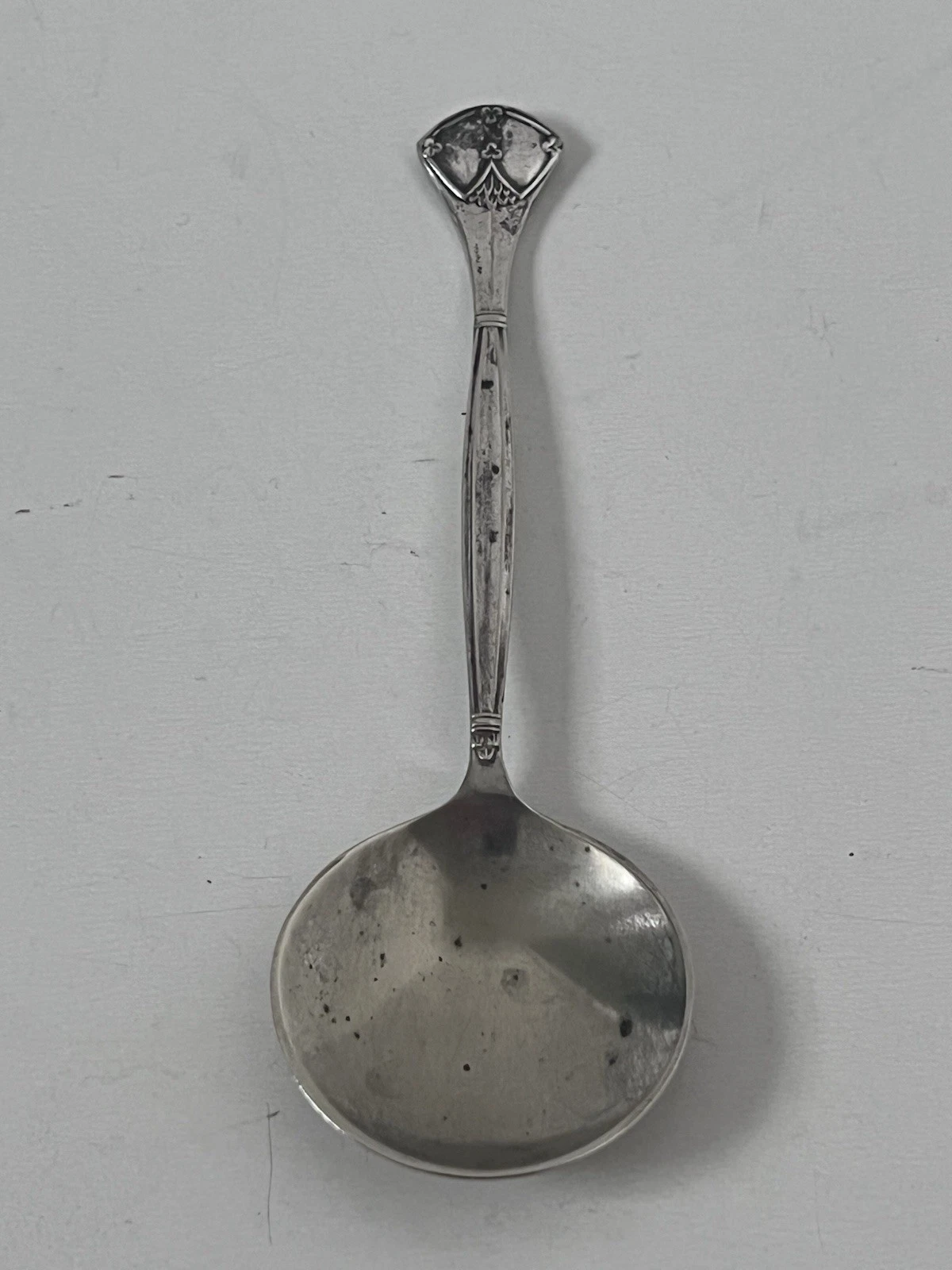 Vintage Northern Goldsmiths Silver-Plated Sauce Ladle RD 740300, Art Deco c.1930