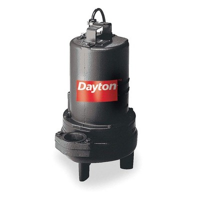 DAYTON 4HU89 2 HP,Sewage Ejector Pump,460VAC 4HU89