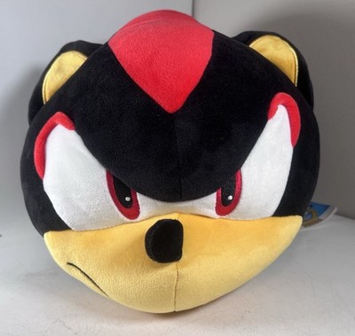 Club Mocchi Mocchi - Sonic the Hedgehog SHADOW Mega 15'' Plush Head NWT