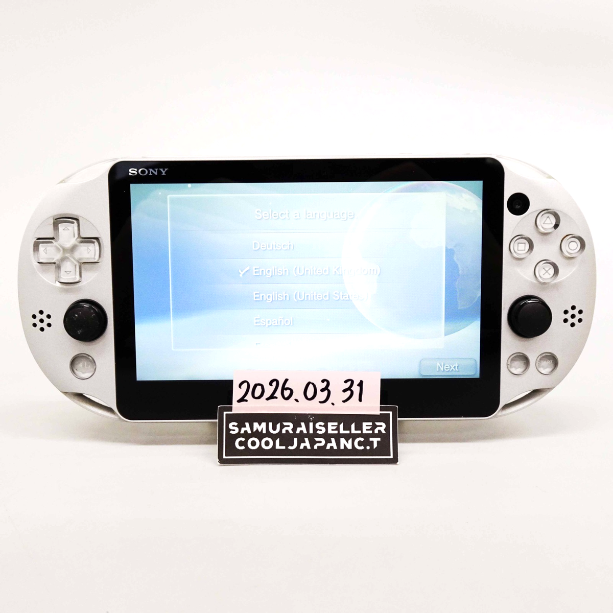 Sony Playstation PS Vita Silver PCH-2000 ZA25 Console Only PSV