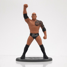 WWE / WWF Dwayne The Rock Johnson Micro Aggression Wrestling Mattel Figure Toy