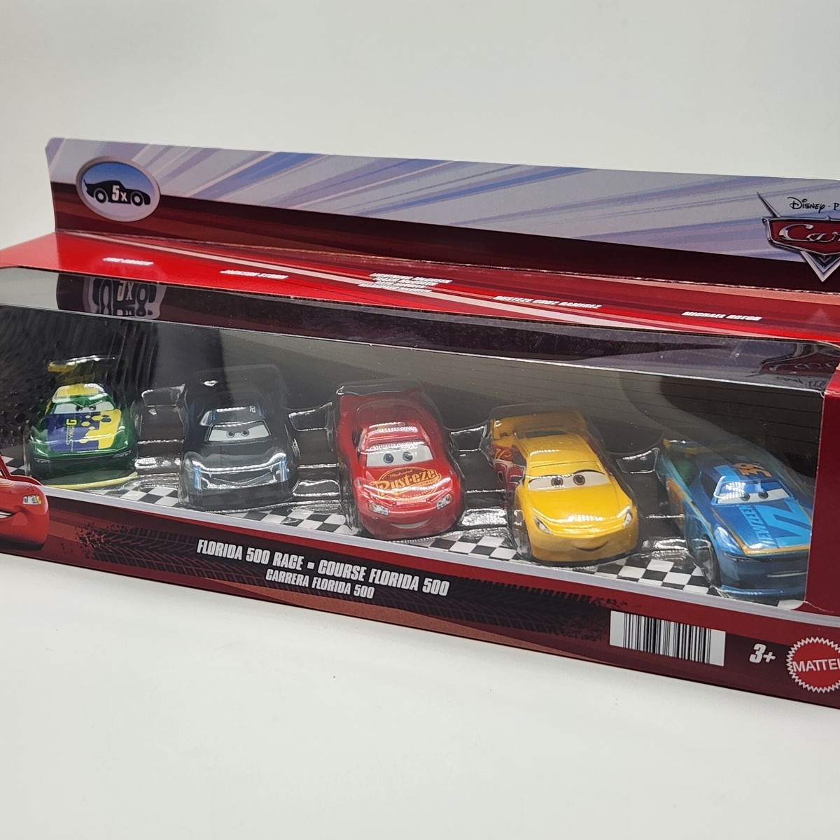 Florida 500 Race Disney Pixar Cars 5 Pack Michael Rotor Eric
