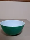Pyrex Vintage TM Reg 403 Primary Color Green Mixing Serving Bowl
