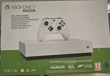 Microsoft Xbox One S All Digital Edition 1TB White Console, 4K HDR, Controller