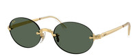 Ray Ban 3929 54 001/71 Sonnenbrille Gold/GrüN Dunkelheit