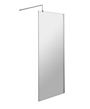 Image of Hudson Reed 760mm Wetroom Screen & Support Bar