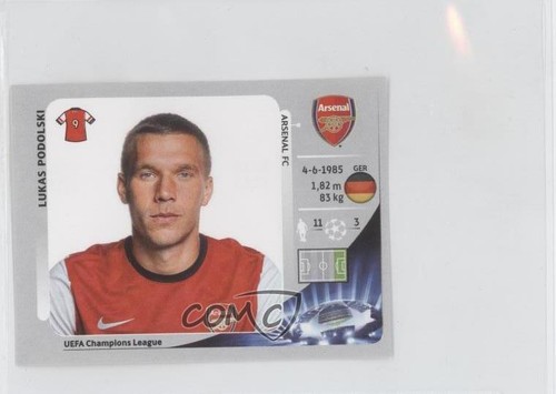 2012-13 Panini UEFA Champions League Album Stickers Lukas Podolski #99
