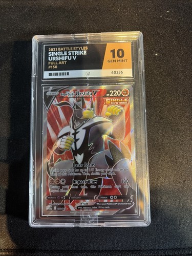 Single Strike Urshifu V graded ACE 10 for sale on eBay