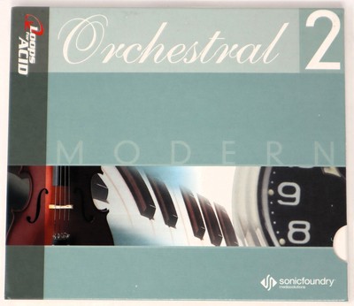 Sonic Foundry Orchestral 2 Loops For Acid Sample/Sound Library/Sampling CD