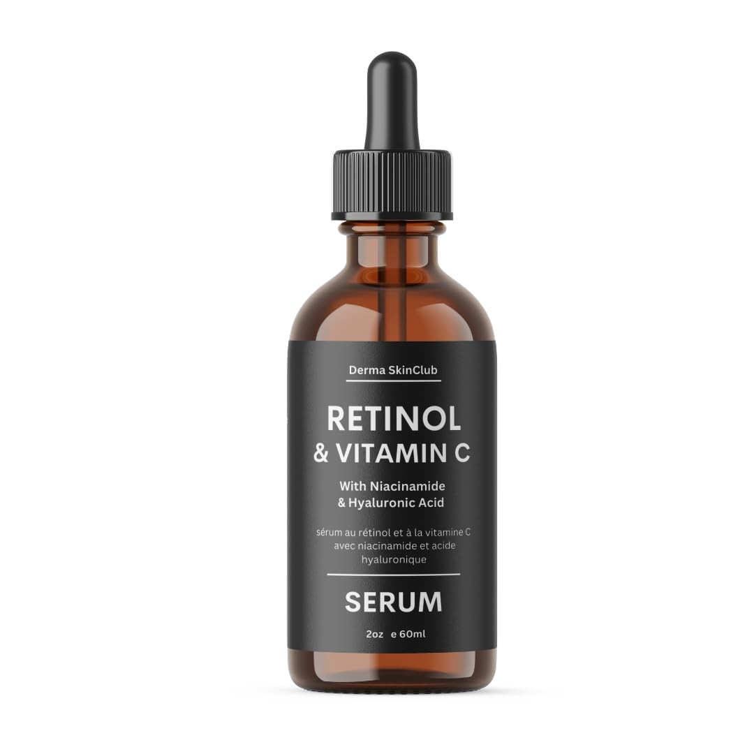 Youth-Boosting Retinol Vitamin C Serum with Niacinamide Hyaluronic Acid for Wrinkle Reduction-image