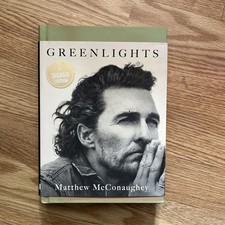 Matthew McConaughey Signed Greenlights First Edition  Memoir HC