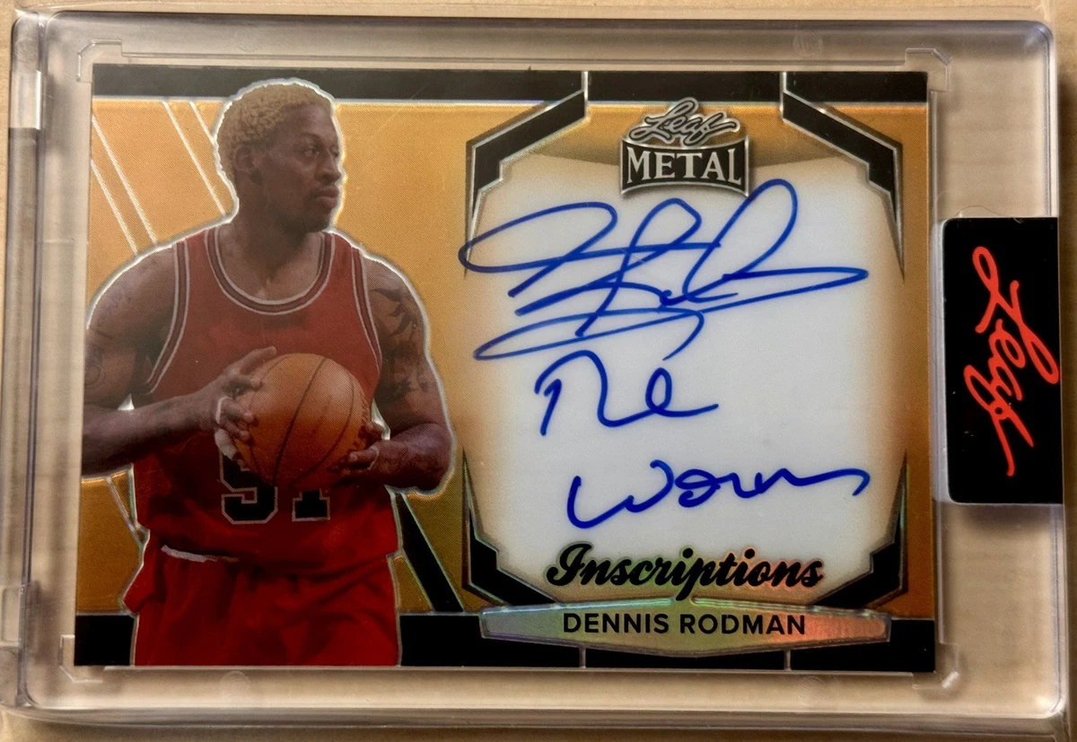Dennis Rodman Basketball Original Autographed Sports Trading Cards