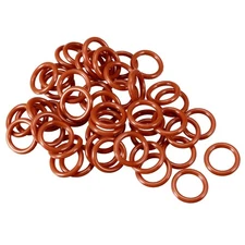 50pcs Silicone O-Ring 14mmx10mmx2mm VMQ Seal Rings Sealing Gasket Red