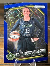 2025 Panini WNBA Prizm #82 Katie Lou Samuelson Blue Velocity Prizm Seattle Storm