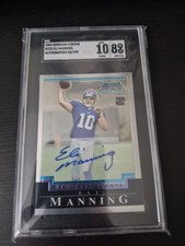 2004 Bowman Chrome #225 Eli Manning RC Auto #/199 Giants 