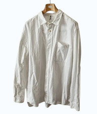 MARGARET HOWELL MHL. Cotton Shirt White Size 3L Japanese Minimal