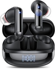 Wireless Earbuds, 2025 Bluetooth 5.4 Headphones in Ear with Stereo Deep Bass,...