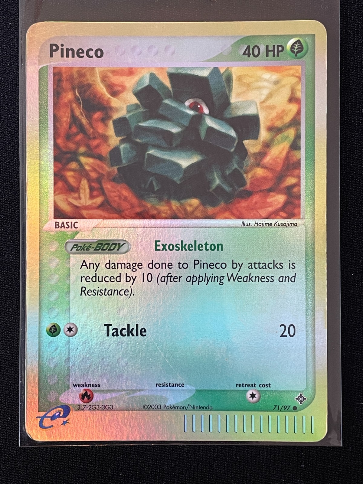 Pineco 71/97 | 2003 Pokemon EX Dragon Reverse Holo | LP Lightly Played