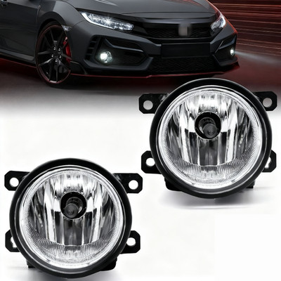 Pair For Honda Pilot 2016-2018 Front Bumper Driving Fog Lights Lamps w/Bulbs