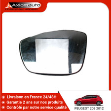 Glace de rétroviseur Peugeot 208