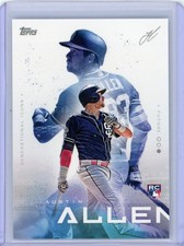 2019 Topps X Lindor Austin Allen SD Padres Rookie Generational Icons Card #24