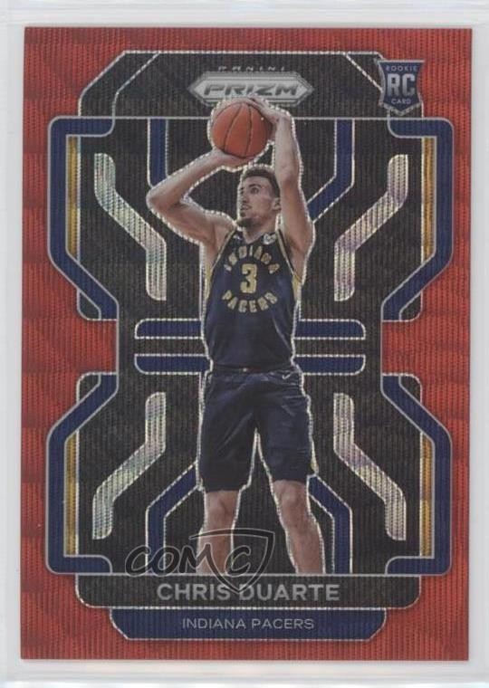 2021-22 Panini Prizm Ruby Wave Prizm Chris Duarte #315 0mr3