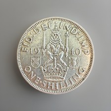 Great Britain - 1940 - 1 Shilling -King George VI Scottish Crest; With  IND:IMP 
