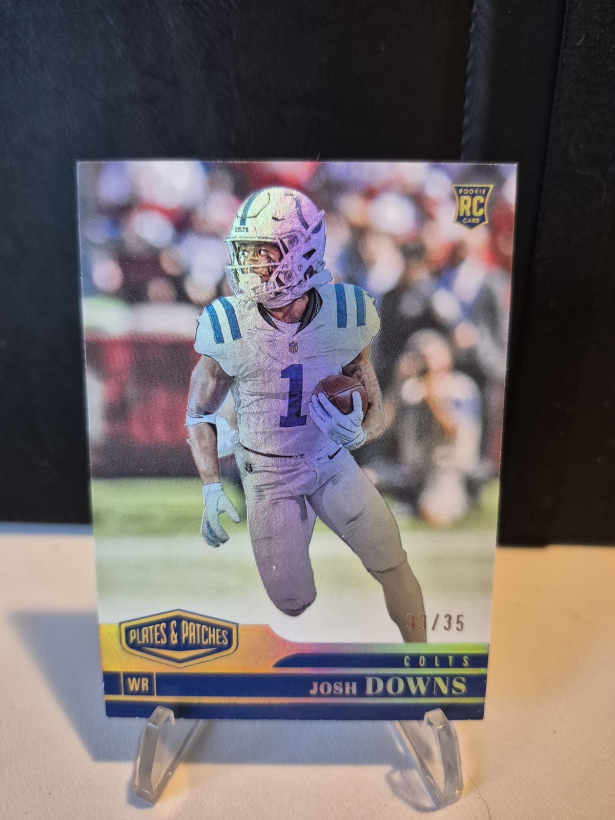 Josh Downs Panini Plates & Patches #183 Gold