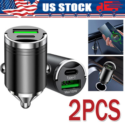 2 Port USB Super Fast Car Charger Adapter For iPhone Ssg Android Cell Phone lot