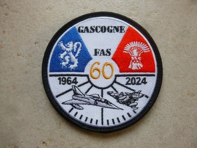 Rafale Patch FAS 2024 Fighter Squadron 1/4 Gascony BA 113 Air Force