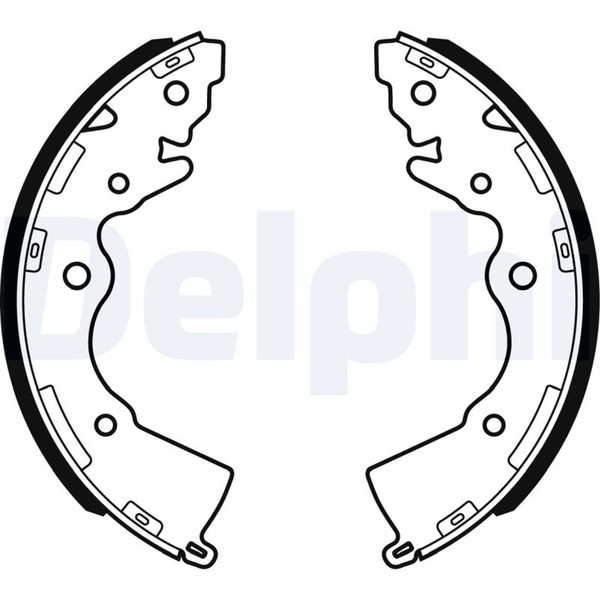 Bremsbackensatz Delphi LS1996 FüR KIA RIO Hyundai Accent 3 MC Crdi GLS 2 JB 16V-image