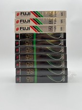 FUJI VHS HQ 120 Videocassette Lot of 10 New Sealed T-120 HQ