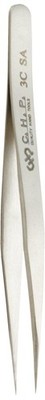 CHP 3C-SA Stainless Steel Non-Magnetic Precision Tweezers with Very Fine Poin...