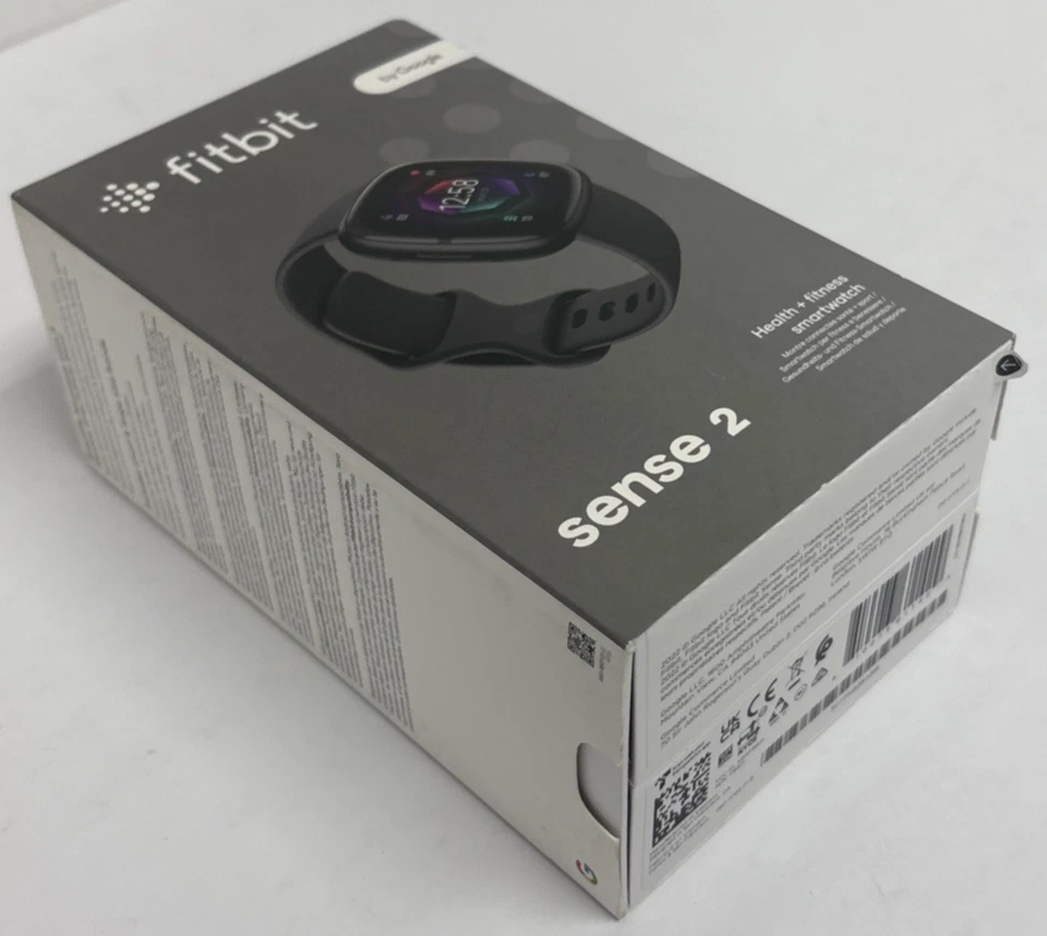 Fitbit Sense 2 Health + Fitness Smartwatch Graphite Aluminum Case FB521 - Image 4 of 4