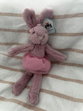 Jellycat Lulu Tutu Pink Bunny Ballerina 2016 Retired and Rare *New and Tags