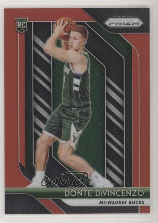 2018-19 Panini Prizm Red Prizm 261/299 Donte DiVincenzo #246 Rookie RC 13s1