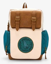 The Lord of The Rings Leaf of Lorien Multi Pocket Backpack ,NWT