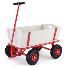 Bollerwagen Holz Handwagen Transportwagen Gartenwagen Transportkarre bis 150kg