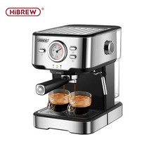 HiBREW H5 Cafetera Espresso 20 Bar Acero Inoxidable Semiautomática Capuchino