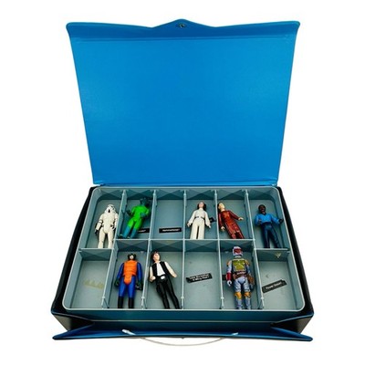 Vintage 1977 Kenner Star Wars Mini-Action Figure Collector s Case + 8 Characters