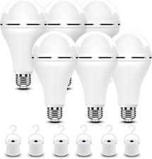 6 Pack Emergency Led Light Bulbs 15w Garage Lamp E27 E26 Daylight White 6500k 6 Pack Emergency Led Light Bulbs 15w Garage Lamp E27 E26 Daylight White 6500k