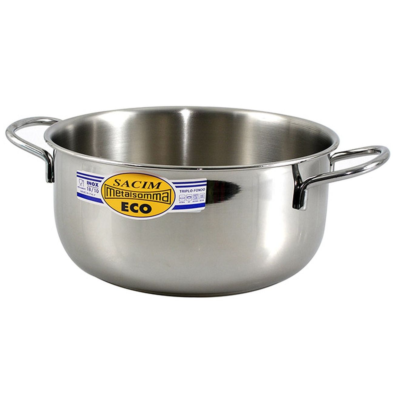 Casseruola Design SACIM 26cm Induzione - Lusso in Acciaio Inox 18/10