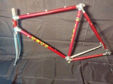RARO TELAIO NOS NEW ALAN MISURA 54,5X54,5 ALLUMINIO ROSSO VINTAGE EPOCA COLNAGO