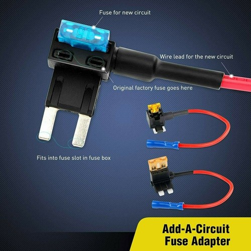Fuse Holder Add A Circuit Circuit Fuse Adapter Low Voltage Three Types - Picture 11 of 12