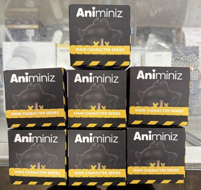 Lot Of 7 Animiniz Murder Drones Main Character Series Mystery V Figure with box