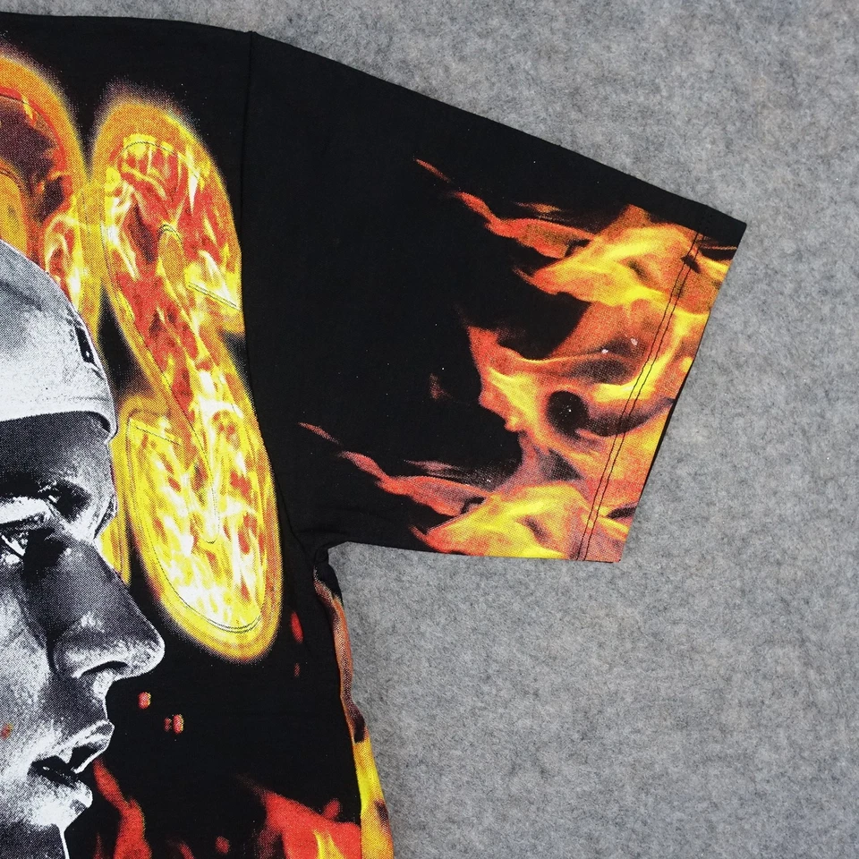 Camisa Justin Bieber Para Hombres Camiseta Grande Gráfica Llama Rap Ropa de Calle Estampado Completo Foto 4 de 4