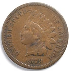 1879 Indian Head Penny Cent Fine (F)