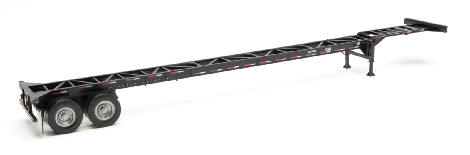 Châssis De Conteneur 53' Walthers HO (1:87) - Paquet De 2, Noir, Pré-assemblé - Pour Modélisme Ferroviaire