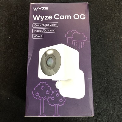 Smart Home Security Camera Wired Indoor Outdoor 1080p HD w/ Built-In Spotlight